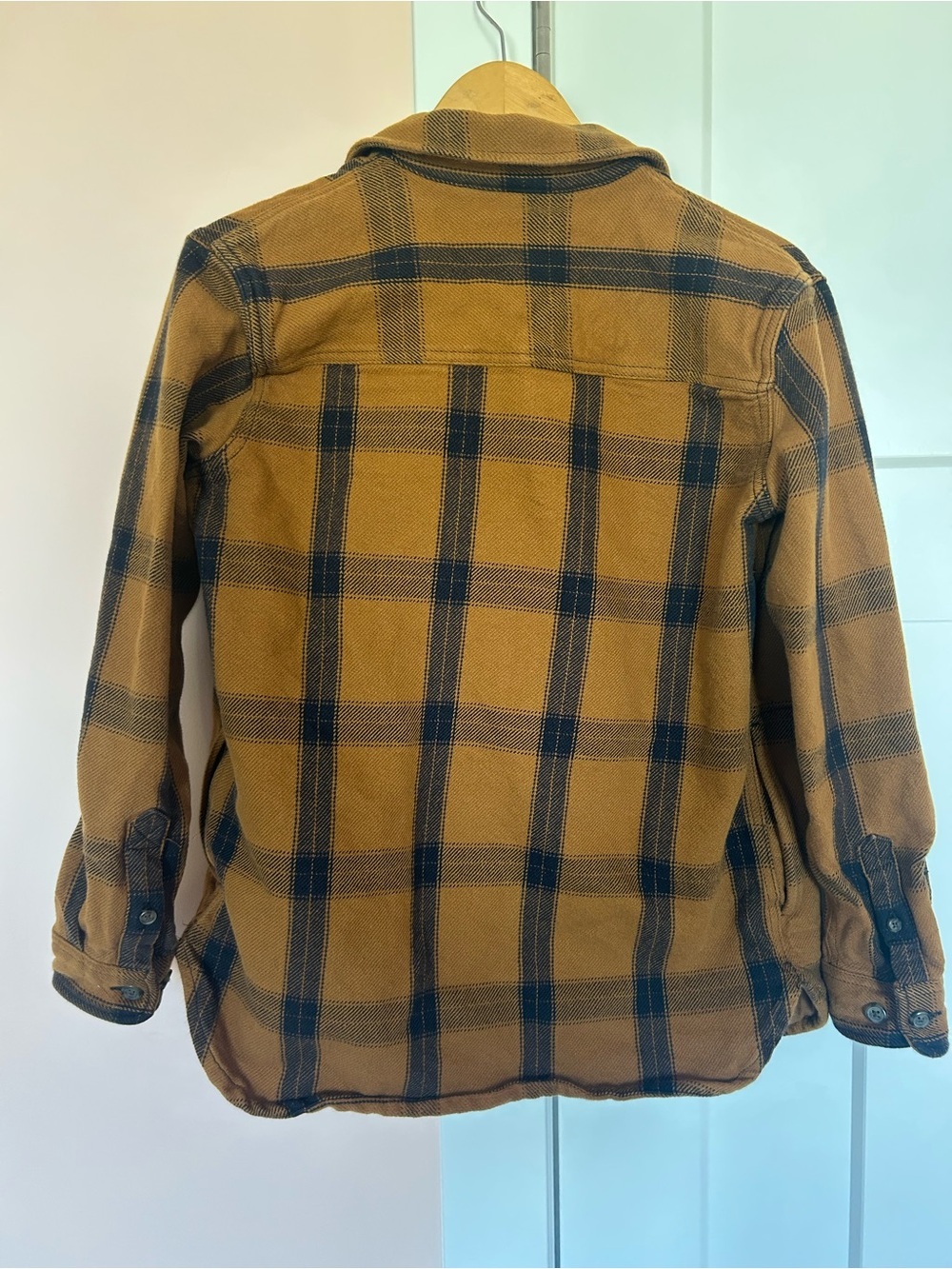 Carhartt Women's Loose Fit Heavyweight Twill Plaid Shirt in brown size XS - Picture 6 of 6